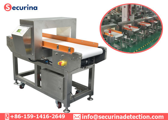 Çift Sinyal Ekranı Endüstriyel Metal Dedektörü Bantlı Konveyör Tüm Metalleri Algılar