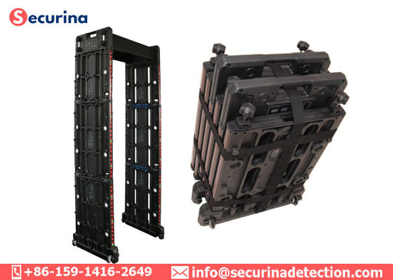 Hafif Geçişli Metal Dedektörü Güvenlik Tehditleri Tespiti Silah Arama