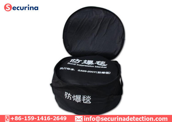 Tehlikeli Nesneleri Kapatmak İçin Siyah Balistik Patlama Muhafaza Battaniyesi